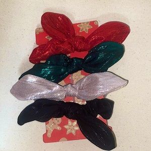 Piper•K | NWOT | Scrunchies | Metallic/Shimmery | Holiday | Hair Accessories
